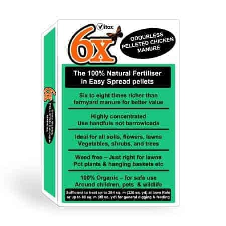 6x Pelleted Poultry Chicken Manure